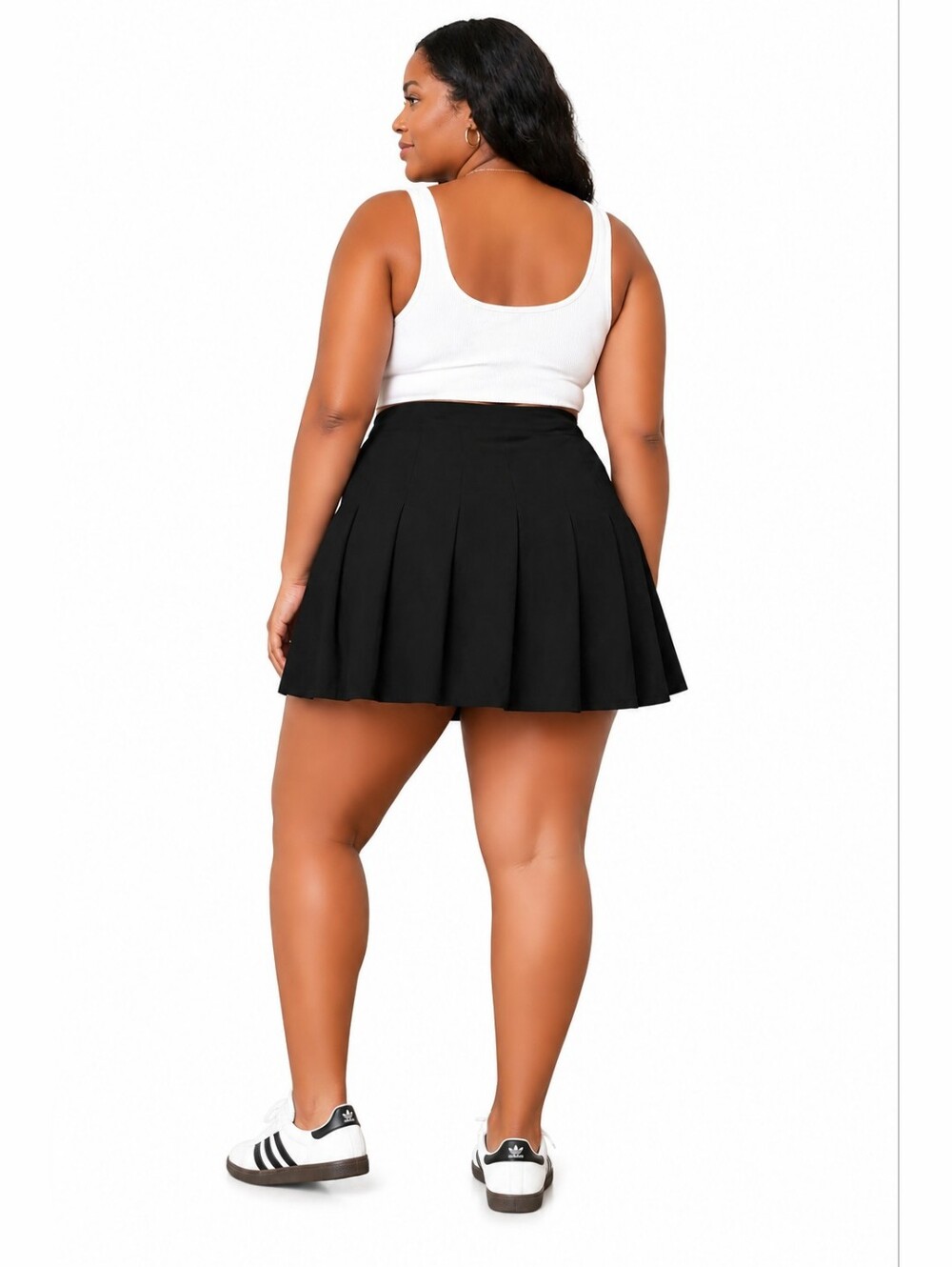Plus Size Black Pleated Skirt Size 20 - Picture 2 of 4